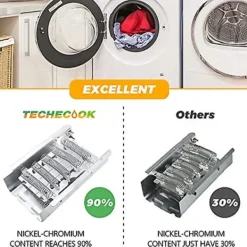 Torktumlare-279838 W10724237 Torktumlare Värmeelement Kit - Whirlpool Maytag Kenmore