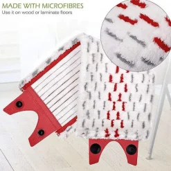 LEIGELE Städmoppar-3 x ersättningsmoppöverdrag lämpligt för Vileda Ultramat 2in1, för Vileda UltraMax (LGL)