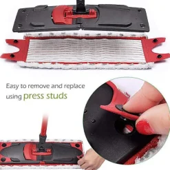 LEIGELE Städmoppar-3 x ersättningsmoppöverdrag lämpligt för Vileda Ultramat 2in1, för Vileda UltraMax (LGL)