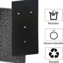 DAO Torktumlare-4 X Filter för värmepumpstorktumlare - Ersättningsfilter för Bauknecht, Privileg, Whirlpool modeller Edition 0613 [DB]