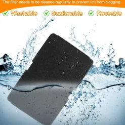 Torktumlare-4 x Torktumlarens Filtter Svamp 240 x 155 x 11 mm Torktumlarens Filtter Ersättning för Beko Grundig Blomberg ElektraBregenz 2964840100 [Energiklass A++] | Fyndiq