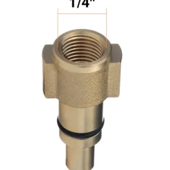 Rosfix Högtryckstvättar-Adapter Bayonet för Hogtryckstvätt – Mässing | 1/4