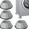 Tvättmaskiner-Antivibrationsdämpare, Antivibrationsfötter, 4 Stycken Fötter Tvättmaskin, Stabiliserande Fötter Sockel, Fötter Tvättmaskin, Dämpare M