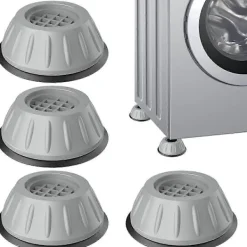 Tvättmaskiner-Antivibrationsdämpare, Antivibrationsfötter, 4 Stycken Fötter Tvättmaskin, Stabiliserande Fötter Sockel, Fötter Tvättmaskin, Dämpare M