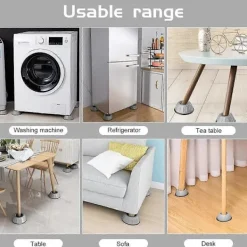 Tvättmaskiner-Antivibrationsdämpare, Antivibrationsfötter, 4 Stycken Fötter Tvättmaskin, Stabiliserande Fötter Sockel, Fötter Tvättmaskin, Dämpare M