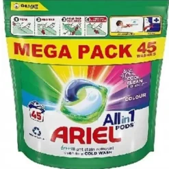 Ariel Tvättillbehör-3-in-1 Pods Color Laundry Capsules/ 45 pcs (IMPORTED FROM