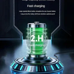 Städmaskiner-AURA Elektrisk Roterande Golvskrubber, Sladdlös Elektrisk Duschgolvskrubber Handhållen Rengöringsborste För Golv, Kök(a)