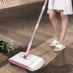 Städmaskiner-Automatisk handdriven sopmaskin magisk roterande kvast ingen elektrisk hushållsrengöringsverktyg
