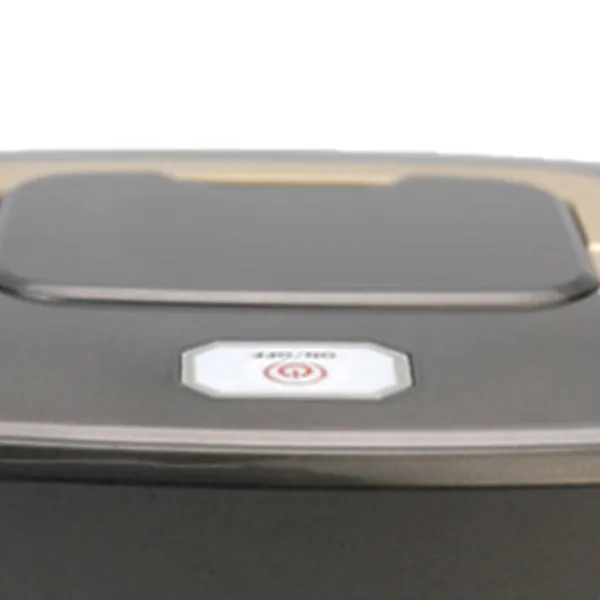 Städmaskiner-Automatisk mopprengörare ABS Inbyggt litiumbatteri Våt Torr Moppning Laddningsrobot Hem Silvergrå