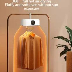 GIFT OF G Torktumlare-Automatisk strykningsmaskin 360° Full varmluftstorkning, Klädtork Varmluftscirkulation Konvektion, Torkmaskin för lägenhet