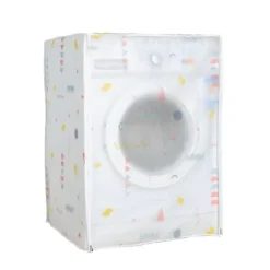 Tvättmaskiner-Automatiskt Tvättmaskinskydd Premium PEVA Tvättmaskinsfodral Vattentätt Dammtätt Tvättmaskinsskydd för Hemmet (60x55x82cm)