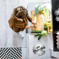 B2X Soptunnor-Avfallsbehållare för bänkskiva 5 liter