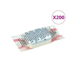 VIDAXL Rengöringsmedel-Avkalkningsmedelstabletter för tvättmaskin - - 200 stycken - Neutraliserar dåliga lukter