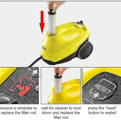 Ångtvättar-Avkalkningspatronfilterstav för Sc 2u Sc2up Sc3 Sc3u Sc3up Upprätt Premium Series Ångtvätt (trassel)