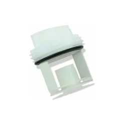 Tvättmaskiner-Avloppsplugg för Siemens, Bosch WM1095/1065 WD7205 tvättmaskin (Vit)