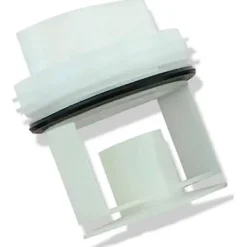 Tvättmaskiner-Avloppsplugg för Siemens, Bosch Wm1095/1065 Wd7205 Tvättmaskin Vit