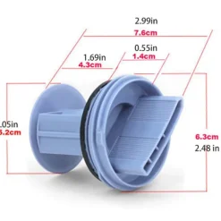 Tvättmaskiner-Avloppspumpsfilterenhet för Bosch tvättmaskinstillbehör, ersättning