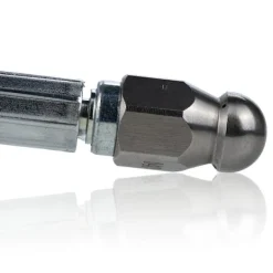 Rosfix Högtryckstvättar-Avloppsrensarslang 20M M22 för Hogtryckstvätt – Utbytbar Munstycke | Max 200 Bar | Kompatibel med Karcher K4, K5, K7