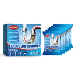 LBSS Rengöringsmedel-Avloppsrörledning Luktborttagningspulver Förhindra tilltäppning Pinelines Rengöringspulver för kök Box