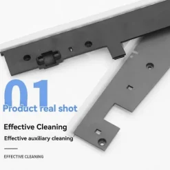 Städmaskiner-Avloppsskrapa för H12 Golvskrubber Botten Skrapa Dammsugare Ersättningsskrapa Tillbehör