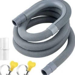 Tvättmaskiner-Avloppsslang Avloppsslang Förlängning Avloppsslang Anslutning Tvättmaskin Avloppsslang Torktumlare Avloppsslang (2 m)..