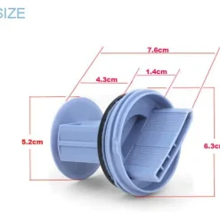 unbranded Tvättmaskiner-Avtappningsplugg för Siemens, Bosch Wm1095/1065 Wd7205 Tvättmaskin