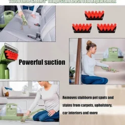 Städmaskiner-1400B Rengöringsmaskin Ersättningsdelar för 2458 1986 1425 3194 3353 3588F 3698Z Fläckborstverktyg Tillbehör B