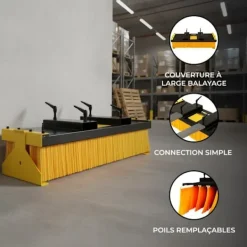 MONSTERSHOP Städmaskiner-Balai Pousseur & Stöd för Gaffeltruckar 1300 mm Lager