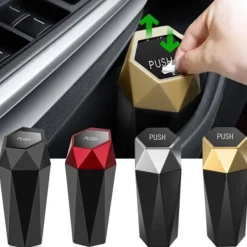 Soptunnor-Bilsoptunna sopförvaringslåda SVART