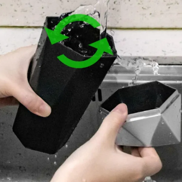 Soptunnor-Bilsoptunna sopförvaringslåda SVART