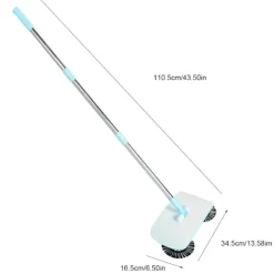 Städmaskiner-Blå Hushållssopmaskin Golvrengöringsverktyg 1 st