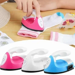 FJORD Strykjärn-(Blå) Mini Elektriskt Strykjärn Litet Portabelt Rese Hantverk Kläder Sömnadstillbehör