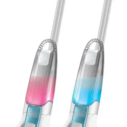 BLACK + DECKER Ångtvättar-BLACK & DECKER FSM1630-QS - Delta huvud ångmopp - 1600 W - 4 tillbehör - Vit / Vit, , grå