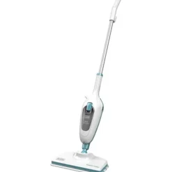 BLACK + DECKER Ångtvättar-BLACK+DECKER - FSMH13E10-QW - Ångmopp med handrengörare 1300W - 10 tillbehör ingår - 4,8M kabel , blå, grå