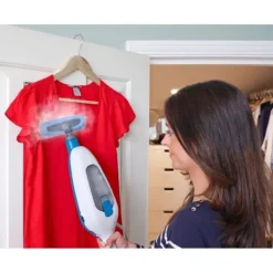 BLACK + DECKER Ångtvättar-BLACK+DECKER - FSMH13E10-QW - Ångmopp med handrengörare 1300W - 10 tillbehör ingår - 4,8M kabel , blå, grå