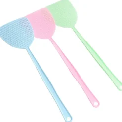 Skadedjur & Insekter-(Blå+Grön+Rosa) Flugsmälla, 3 Enheter Manuell Skadedjursbekämpning, Flexibel Flugsmälla, Hållbart 42cm Handtag, Kökshjälp