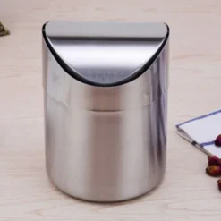 Unbranded Soptunnor-Bordskorg i rostfritt stål, kreativ mini förvaringskorg, köksbordskorg, röd