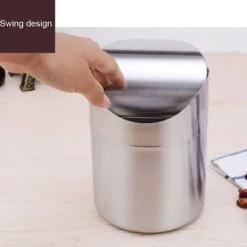 Unbranded Soptunnor-Bordskorg i rostfritt stål, kreativ mini förvaringskorg, köksbordskorg, röd