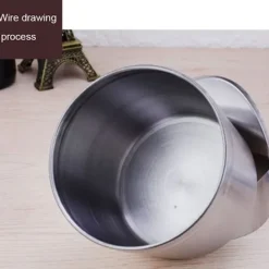 Unbranded Soptunnor-Bordskorg i rostfritt stål, kreativ mini förvaringskorg, köksbordskorg, röd