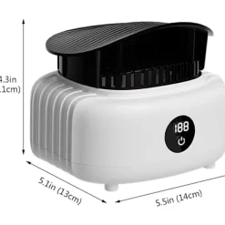 Torktumlare-Bärbar Elektrisk Torktumlare 3 I 1, med Torkpåse Och Timer (Vit)