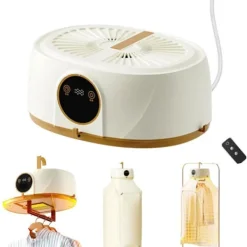 Torktumlare-Bärbar Hopfällbar Tork med UV-sterilisering - Automatisk torksystem med timer och fjärrkontroll