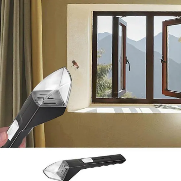 Skadedjur & Insekter-Bärbar Insektsfångare med Visare Transparent Kontaktlös Flugfångare Skopa Klämma Barn Naturleksaker Bi