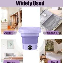 Tvättmaskiner-Bärbar 8L Hopfällbar Mini Tvättmaskin, Mini Tvättmaskin och Tork