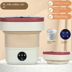 Hommy Tvättmaskiner-Bärbar mini vikbar tvättmaskin för rengöring underkläder