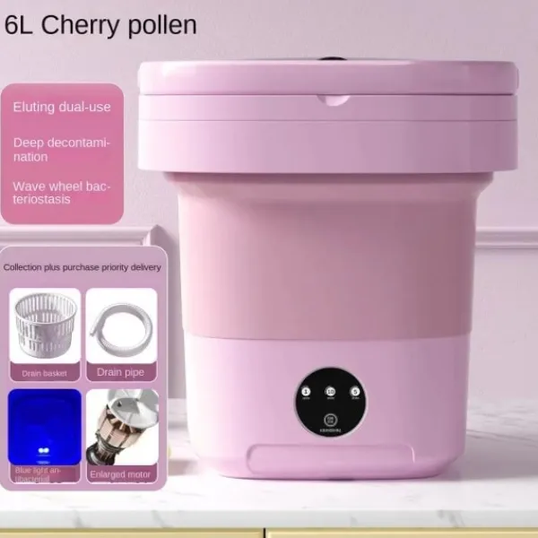 Hommy Tvättmaskiner-Bärbar mini vikbar tvättmaskin för rengöring underkläder