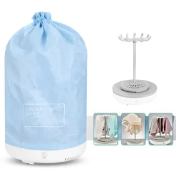 Torktumlare-Bärbar torkpåse för hushållskläder, minivikbar elektrisk torkmaskin för resor CN 220V