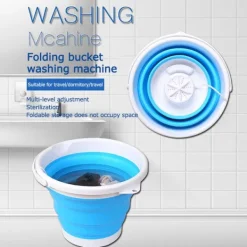 Hommy Tvättmaskiner-Bärbar tvätt maskin mini vikbar tvätt maskin ultraljud rengöring