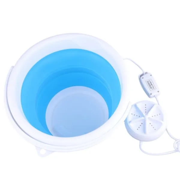 Hommy Tvättmaskiner-Bärbar tvätt maskin mini vikbar tvätt maskin ultraljud rengöring