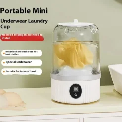 Tvättmaskiner-Bärbar Tvättmaskin - Trådlös - Uppladdningsbar - För Delikata Underkläder - Kompakt