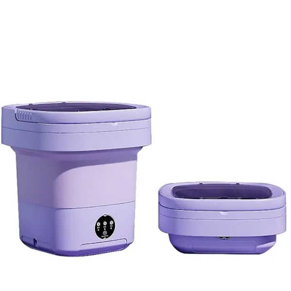 Tvättmaskiner-Bärbar Tvättmaskin, 11L 2-i-1 Hopfällbar Tvättmaskin och Torktumlare-FS3-